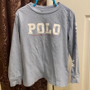 Long sleeve toddler boys shirt